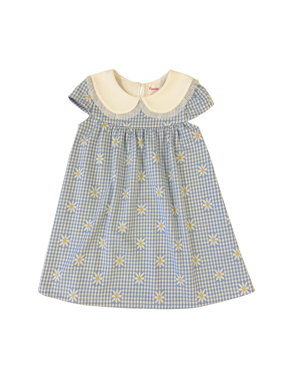 Vestido manga cap para niña Vestido manga cap para niña