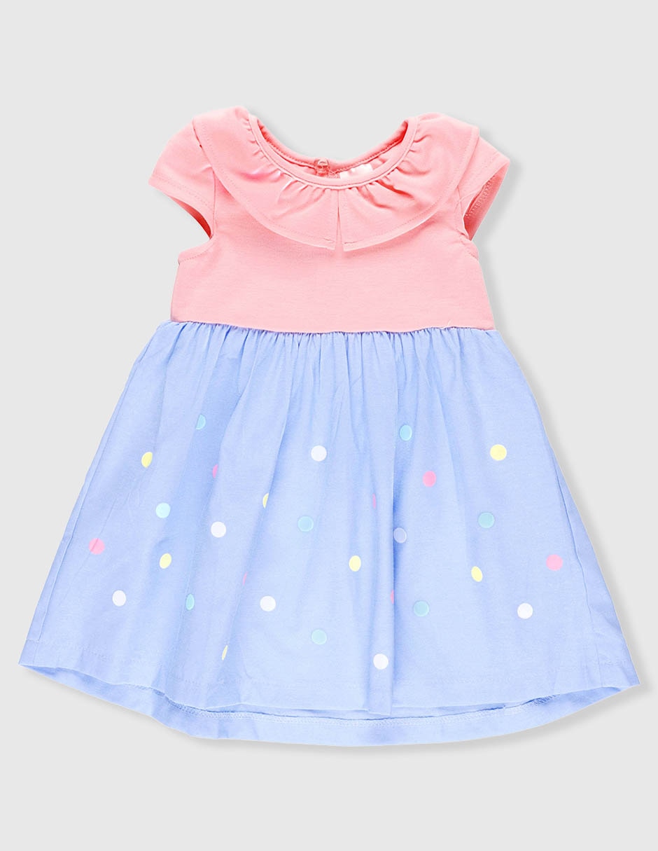 Vestido manga cap para bebé niña 2