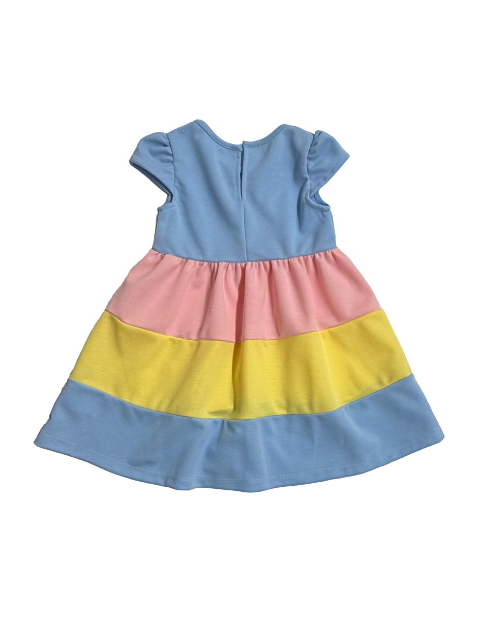 Vestido manga cap para niña 3