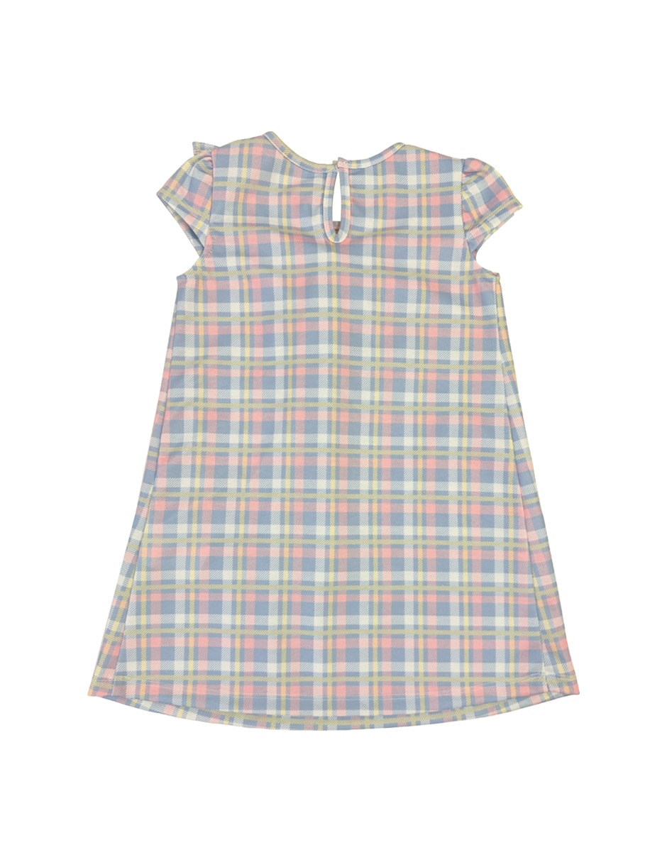 Vestido manga cap para niña 3