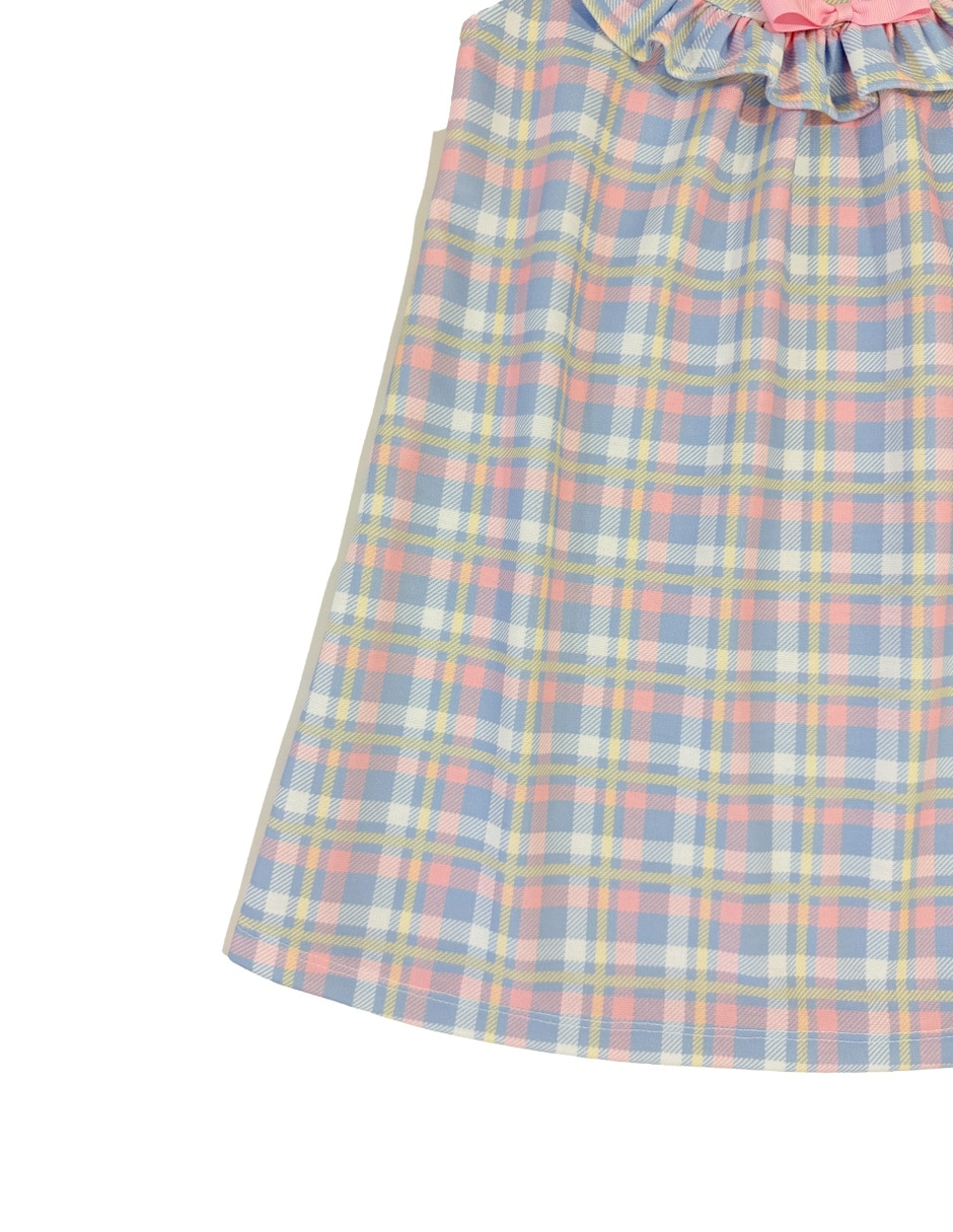 Vestido manga cap para niña 4