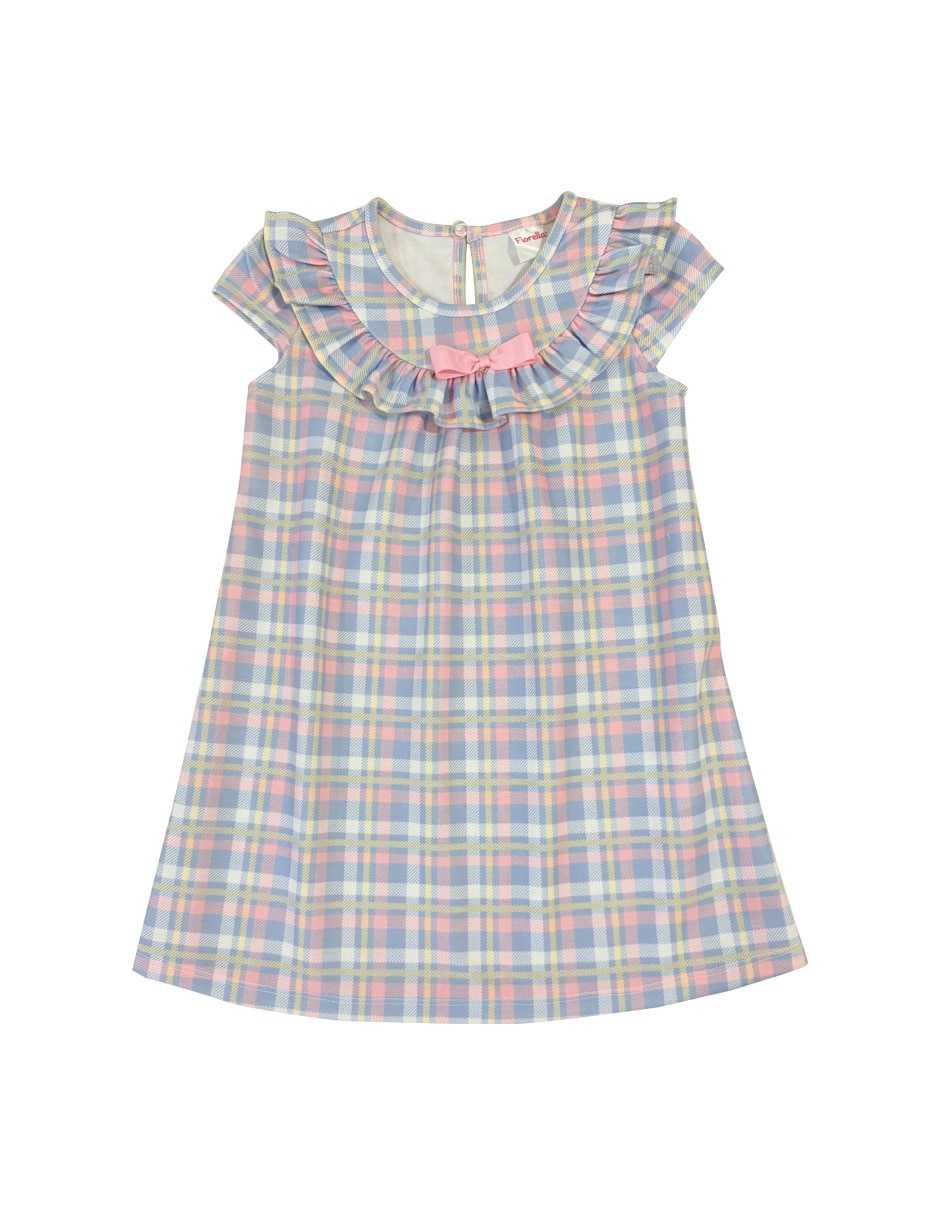 Vestido manga cap para niña Vestido manga cap para niña