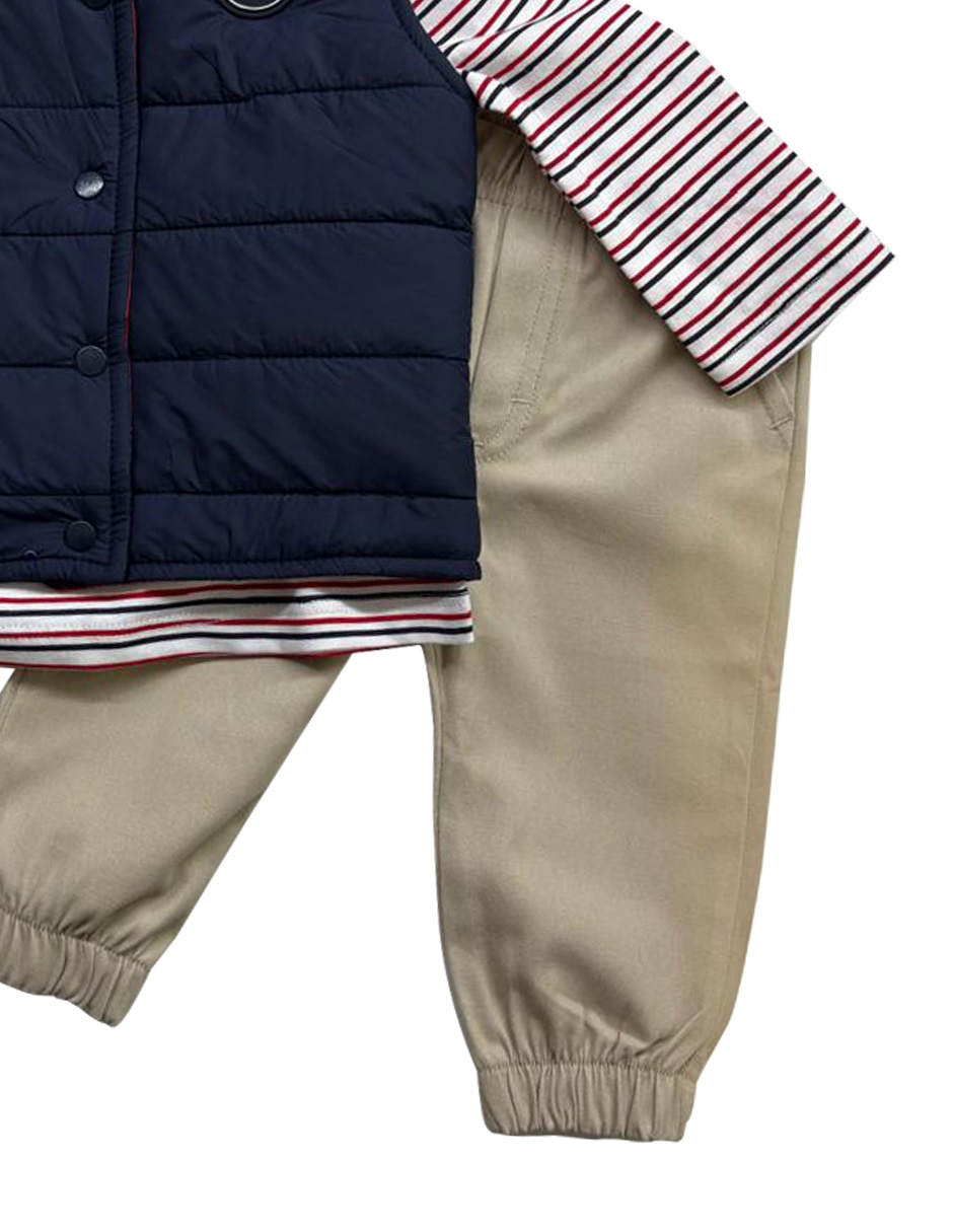Conjunto de 3 piezas casual para niño 7