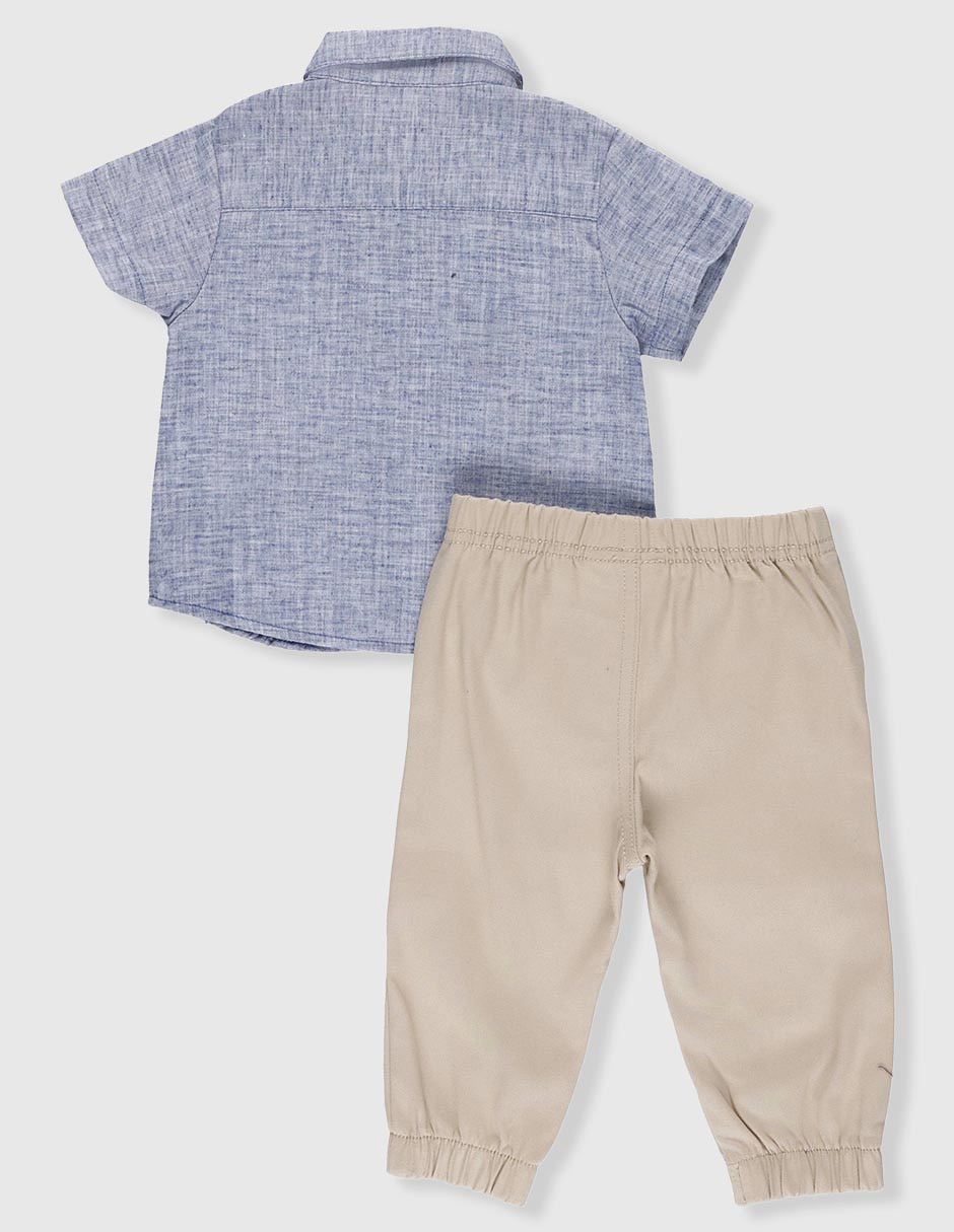 Conjunto pantalón manga corta para bebé