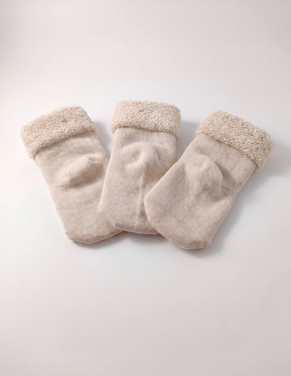 Calcetín de algodón unisex 3 pares 4