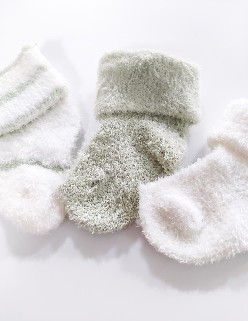 Set de tín de algodón para bebé niño 3 pares 2
