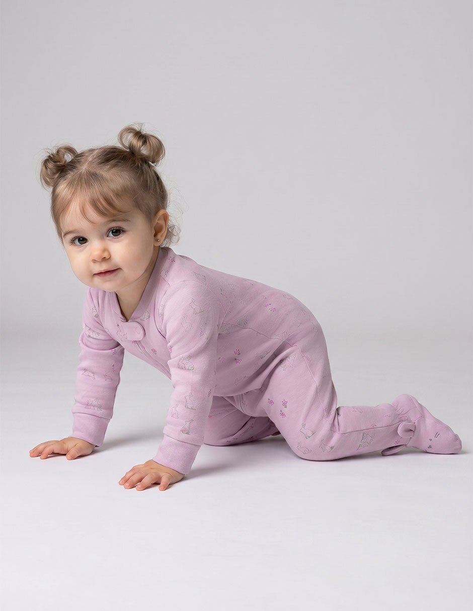 Mameluco de algodón para niña Mameluco de algodón para niña