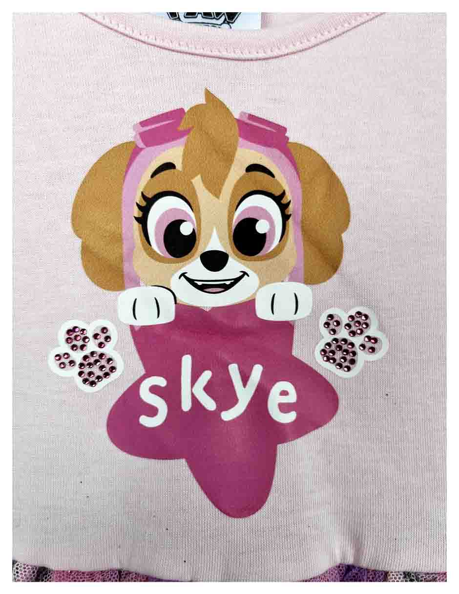 Vestido manga corta para niña 4