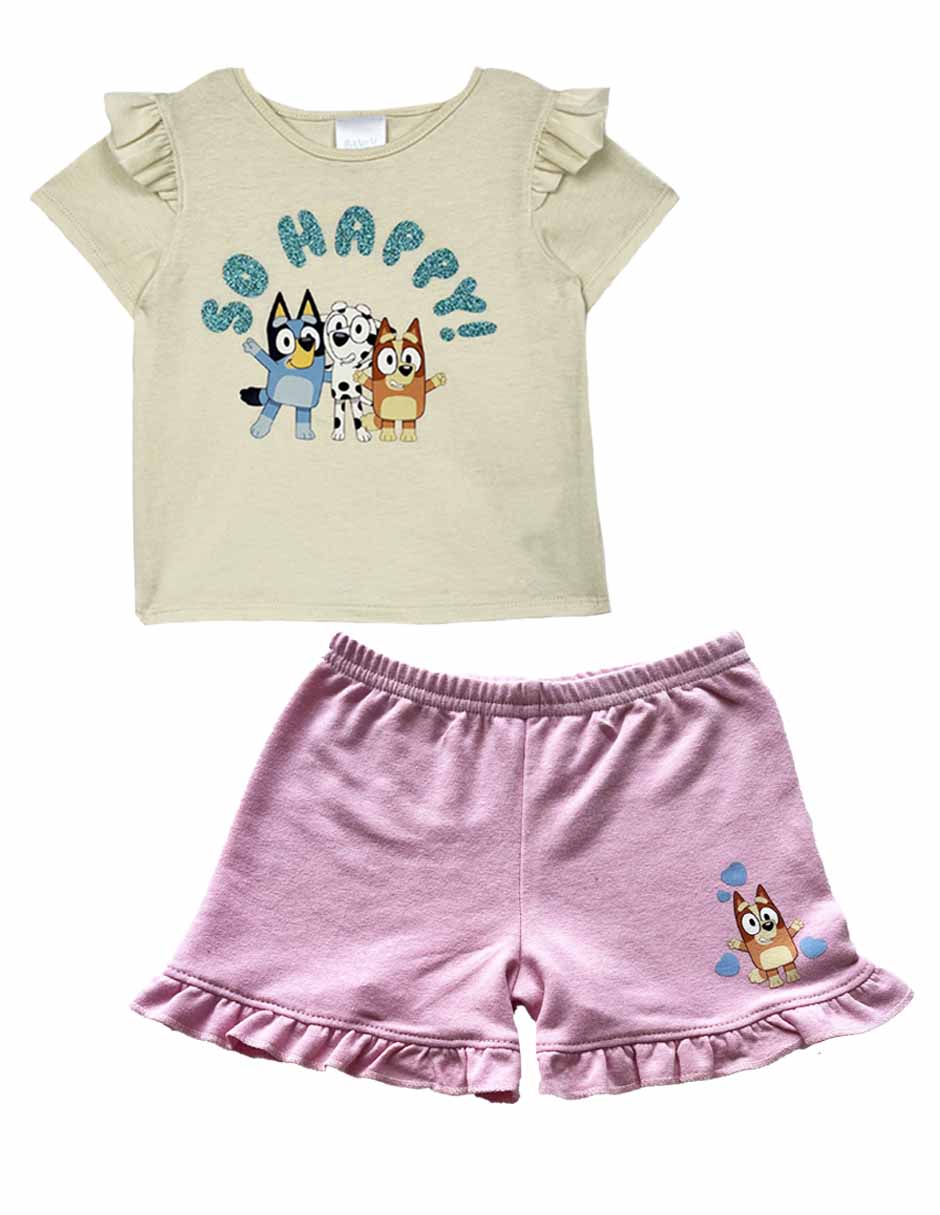 Conjunto de algodón para bebé niña Conjunto de algodón para bebé niña