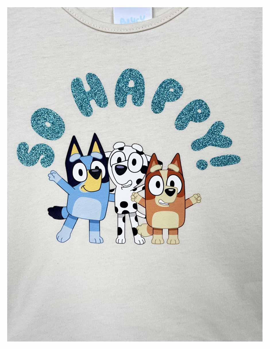 Conjunto Bluey de algodón para bebé niña