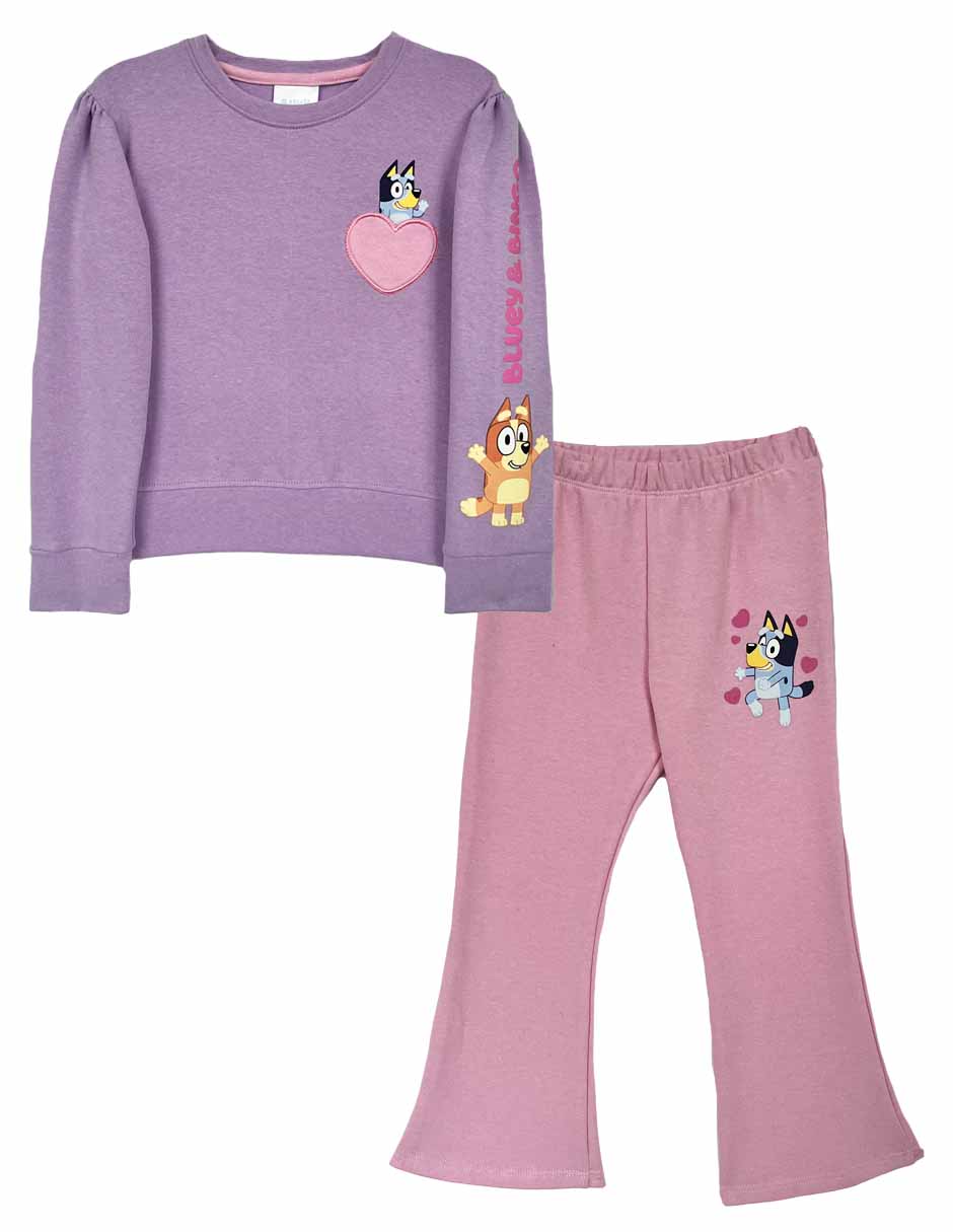 Conjunto pants de algodón para niña Conjunto pants de algodón para niña