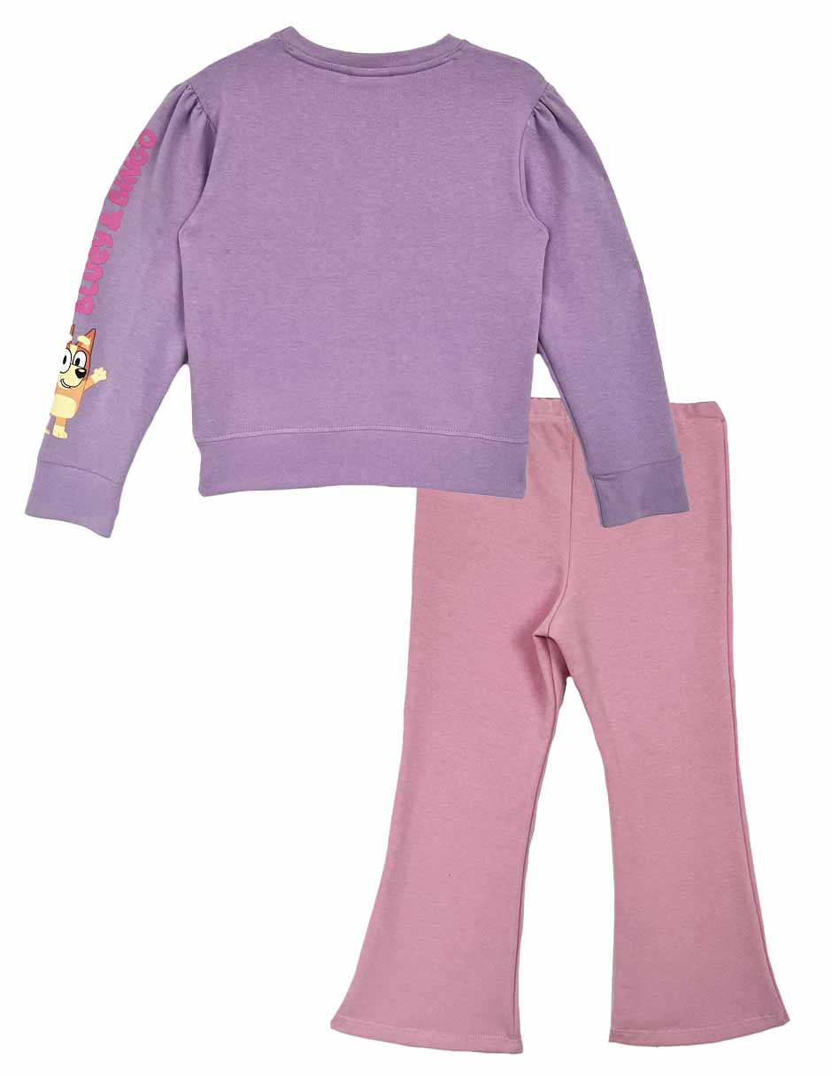 Conjunto pants Bluey de algodón para niña