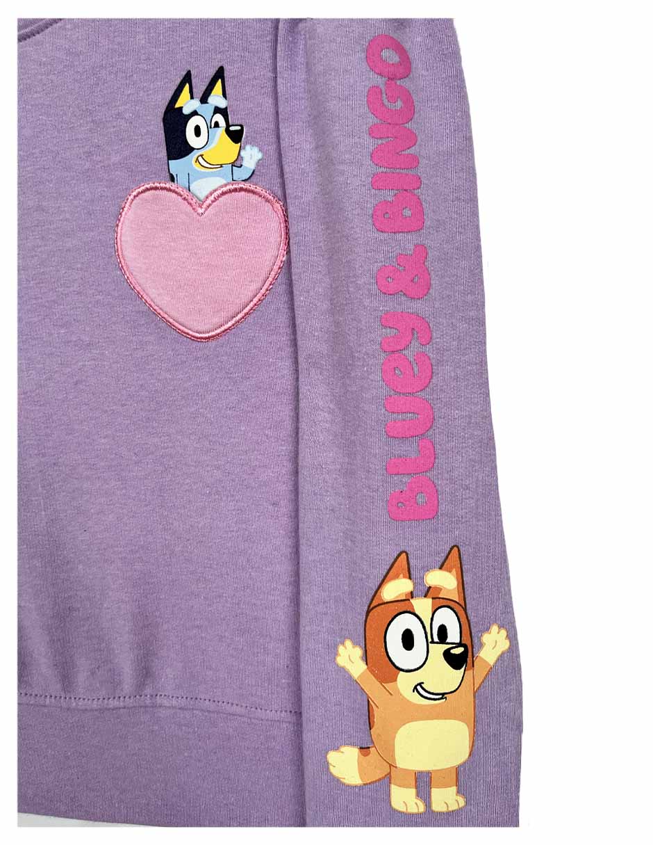 Conjunto pants Bluey de algodón para niña