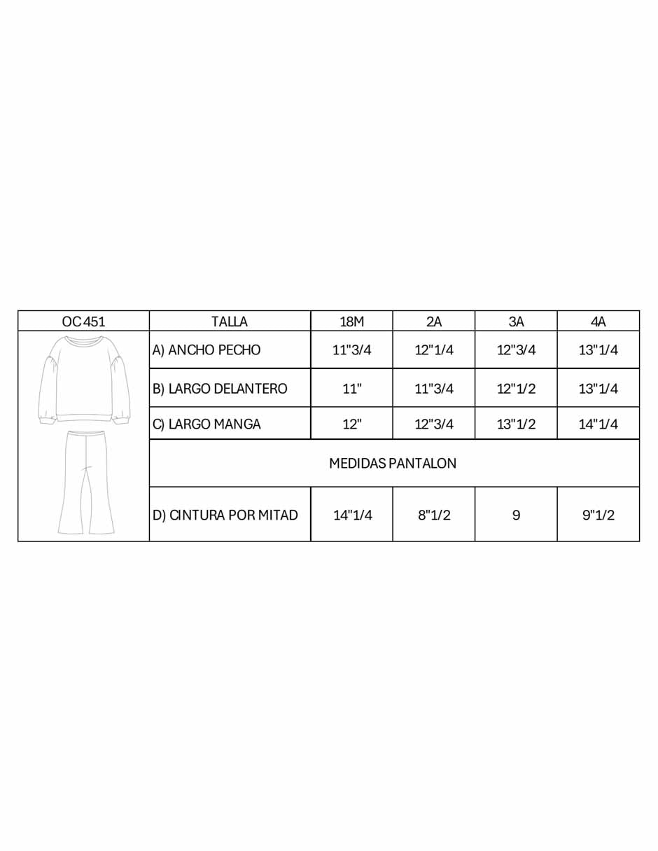 Conjunto pants Bluey de algodón para niña
