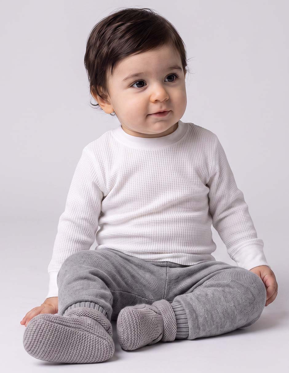 Set playera baby térmico manga larga para niño Set playera baby térmico manga larga para niño