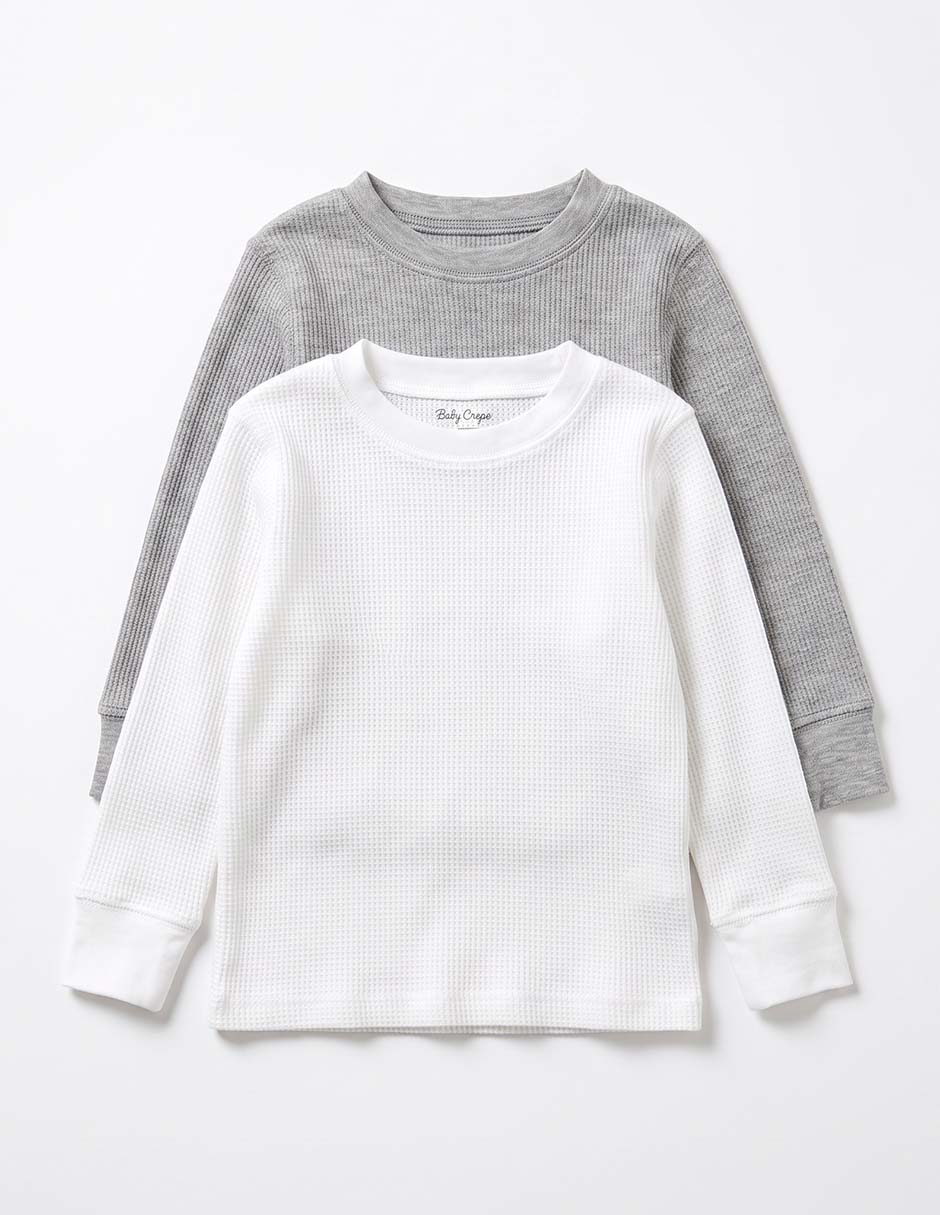 Set playera baby térmico manga larga para niño 2