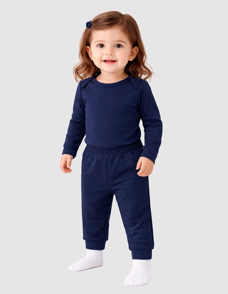 Conjunto pañalero casual mon caramel y elastano unisex 3