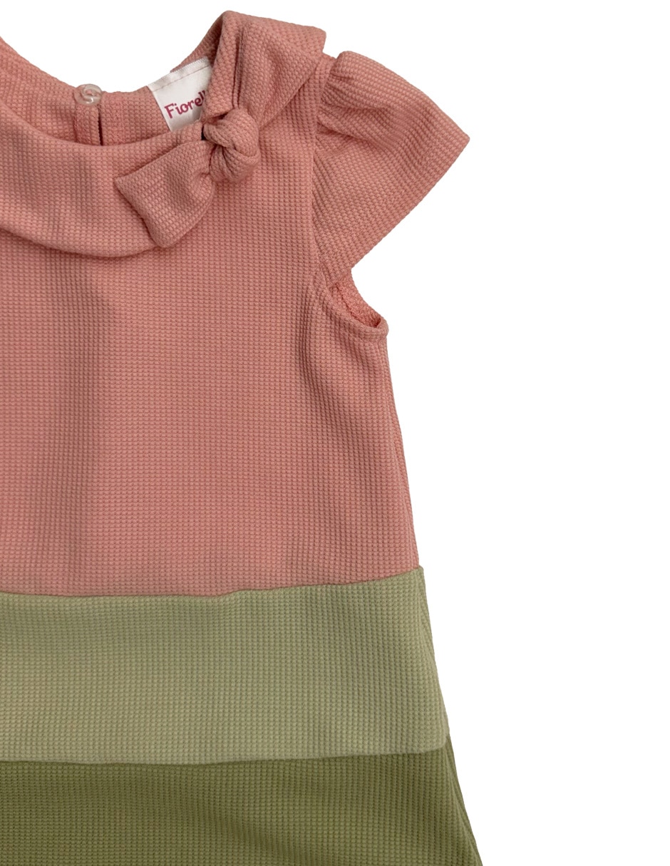 Vestido manga cap para niña 2