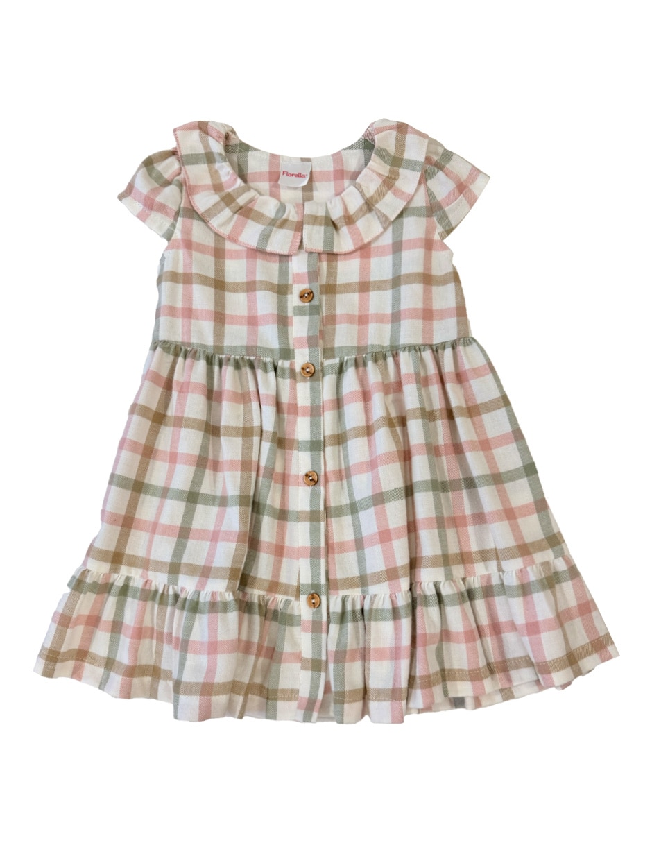 Vestido manga cap para niña Vestido manga cap para niña
