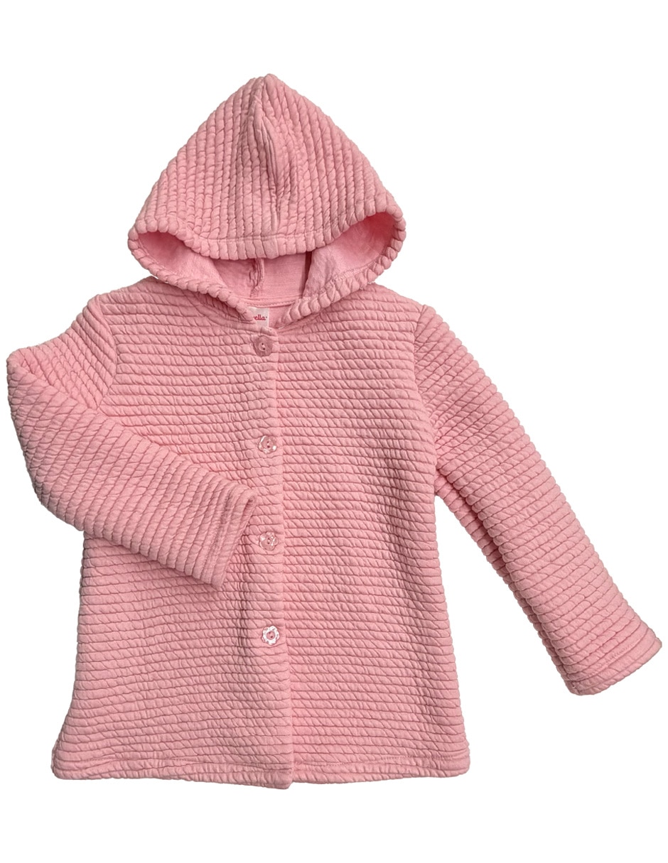 Abrigo de algodón con capucha para bebé niña Abrigo de algodón con capucha para bebé niña