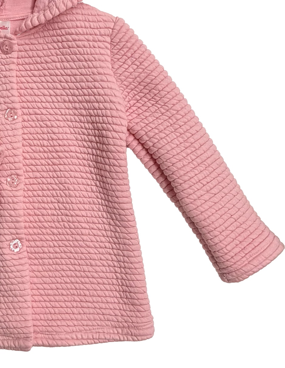 Abrigo de algodón con capucha para bebé niña 3