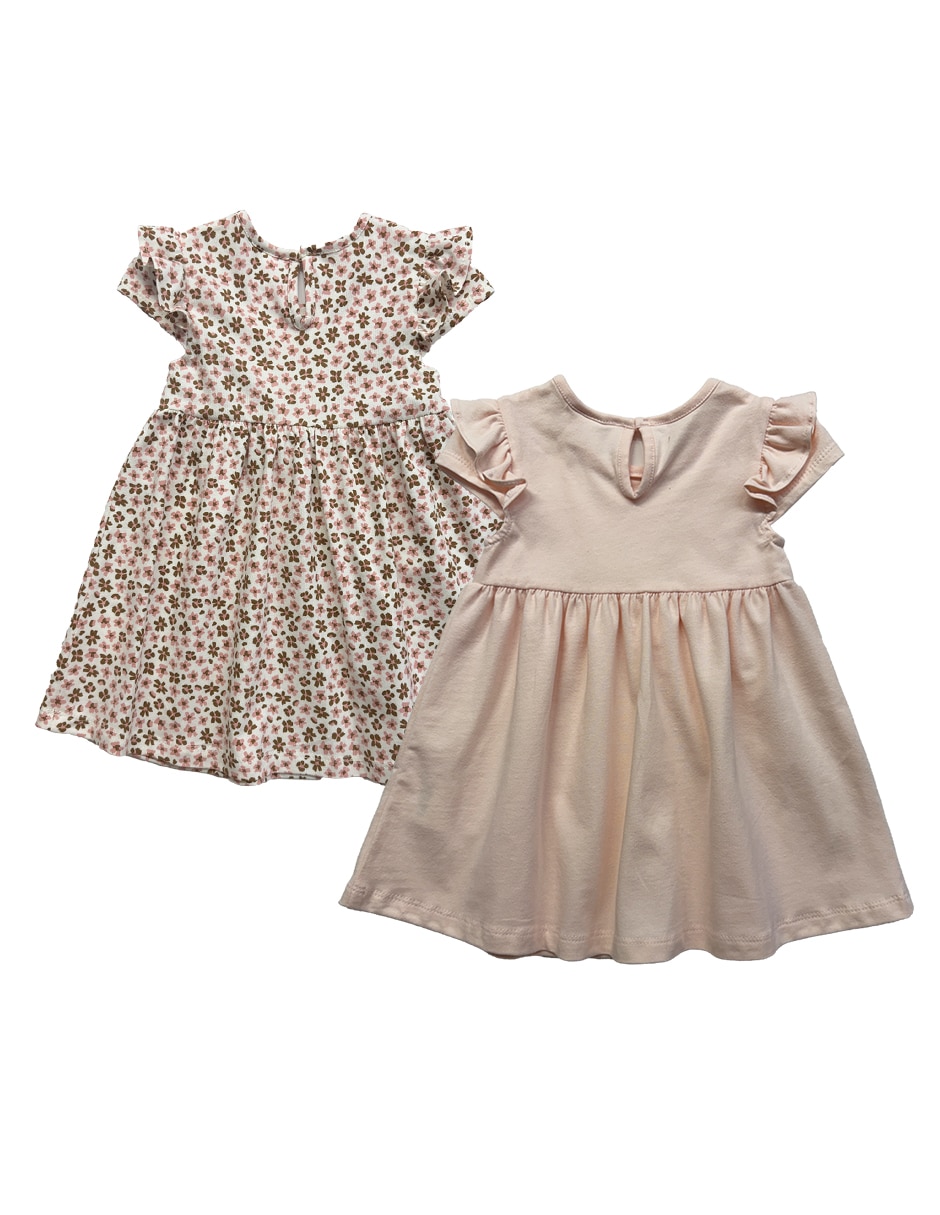 Set vestido manga corta para niña 3