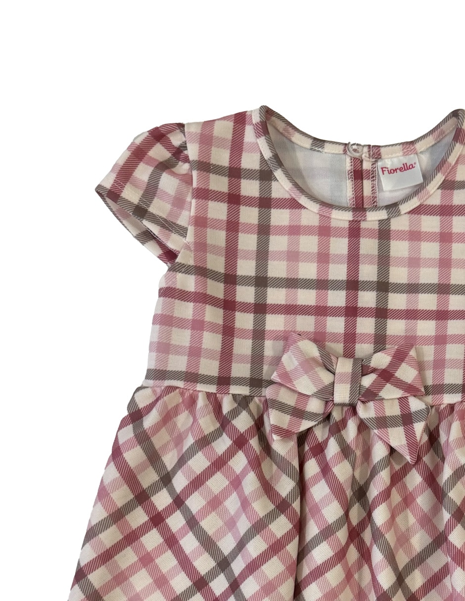 Vestido manga cap para bebé niña 2