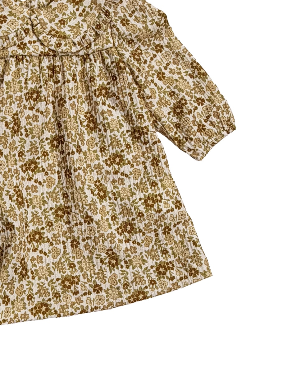 Vestido manga larga para niña 4
