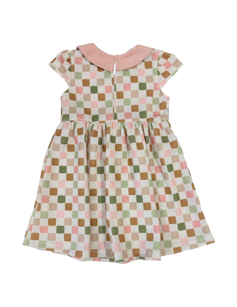 Vestido manga cap para niña 3