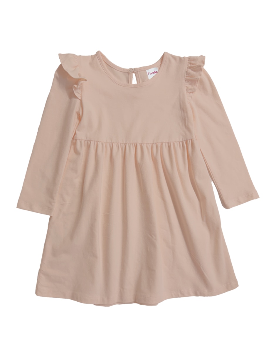 Set vestido manga larga para niña 6