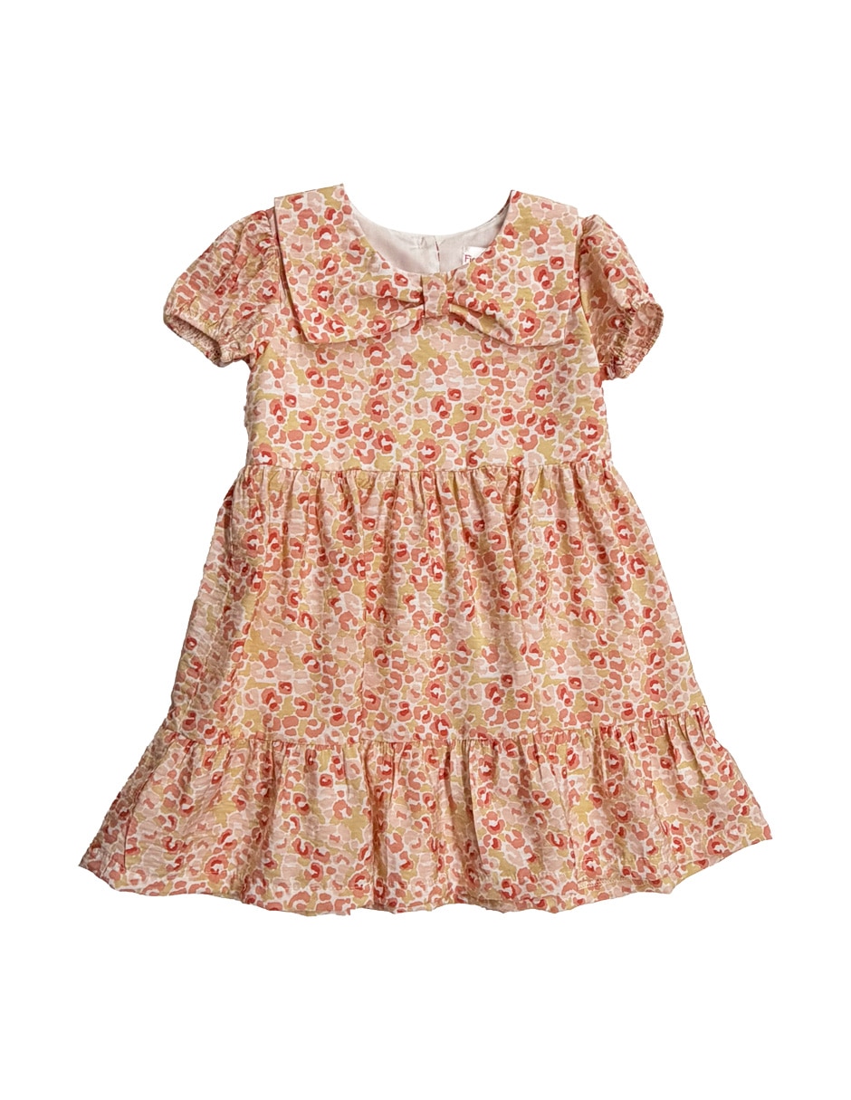 Vestido manga globo para niña Vestido manga globo para niña