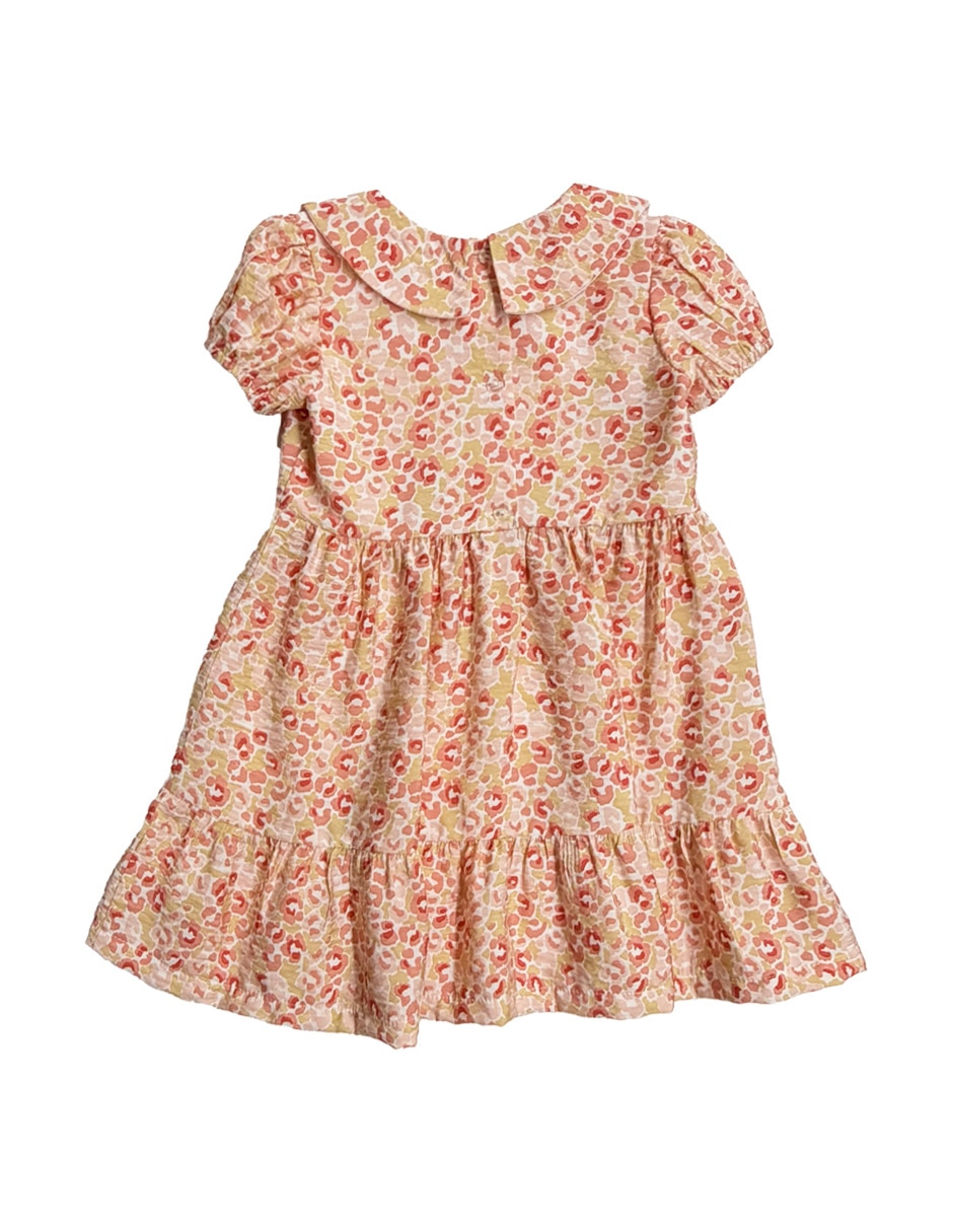 Vestido manga globo para niña 4