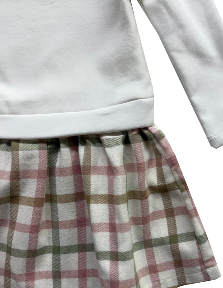 Vestido manga larga para niña 3