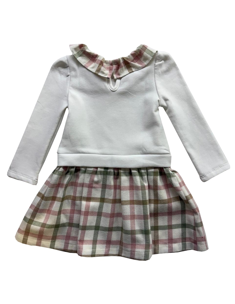 Vestido manga larga para niña 4