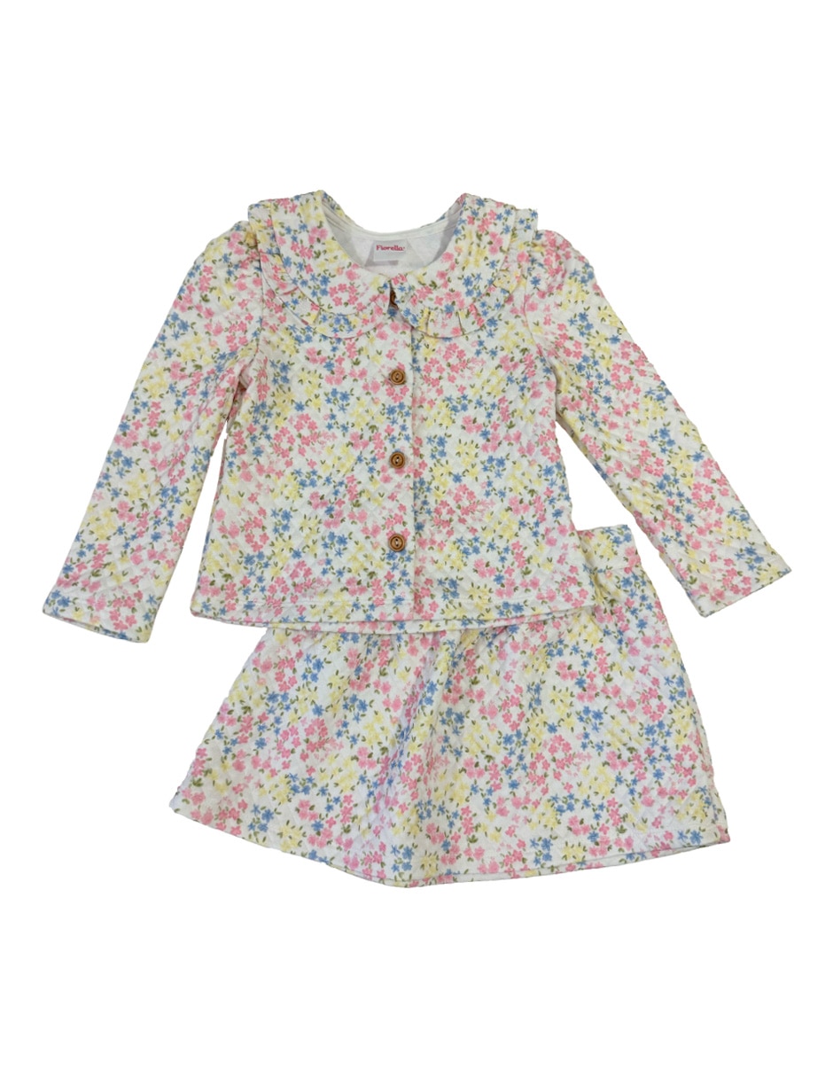 Conjunto falda casual para niña Conjunto falda casual para niña