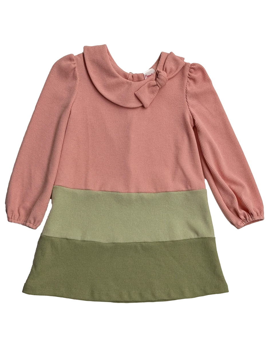 Vestido manga larga para bebé niña Vestido manga larga para bebé niña