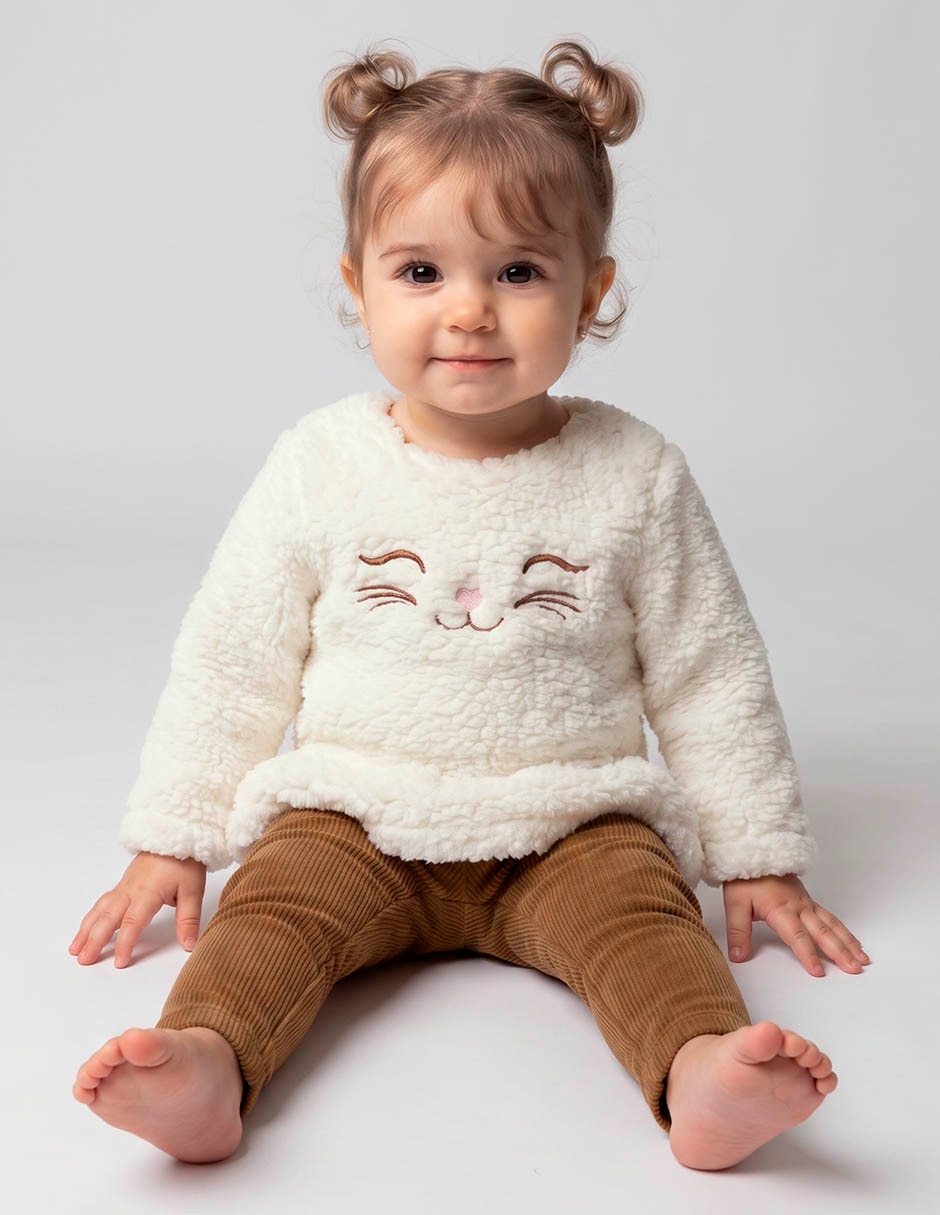 Conjunto de algodón para bebé niña Conjunto de algodón para bebé niña