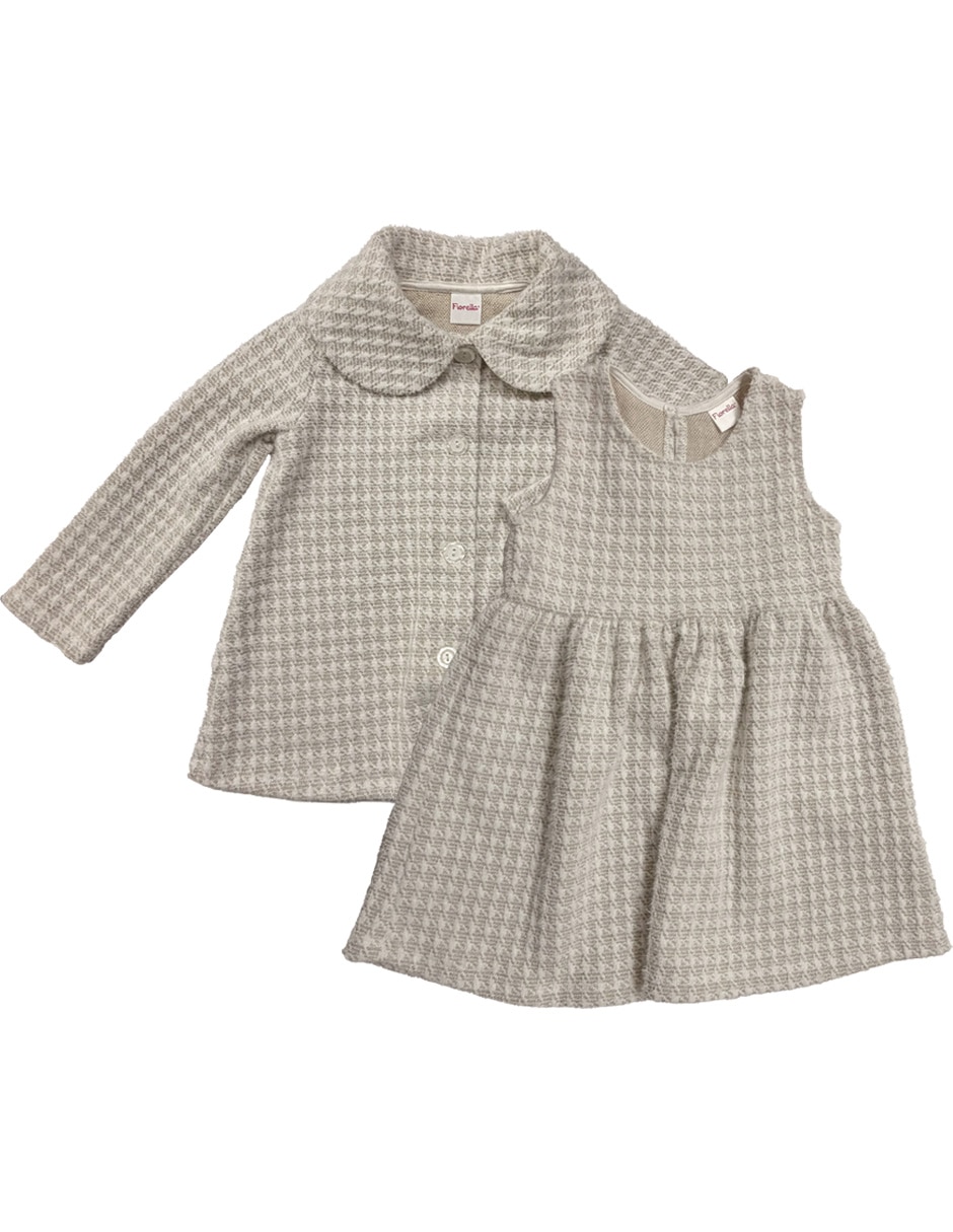 Conjunto vestido casual para niña Conjunto vestido casual para niña