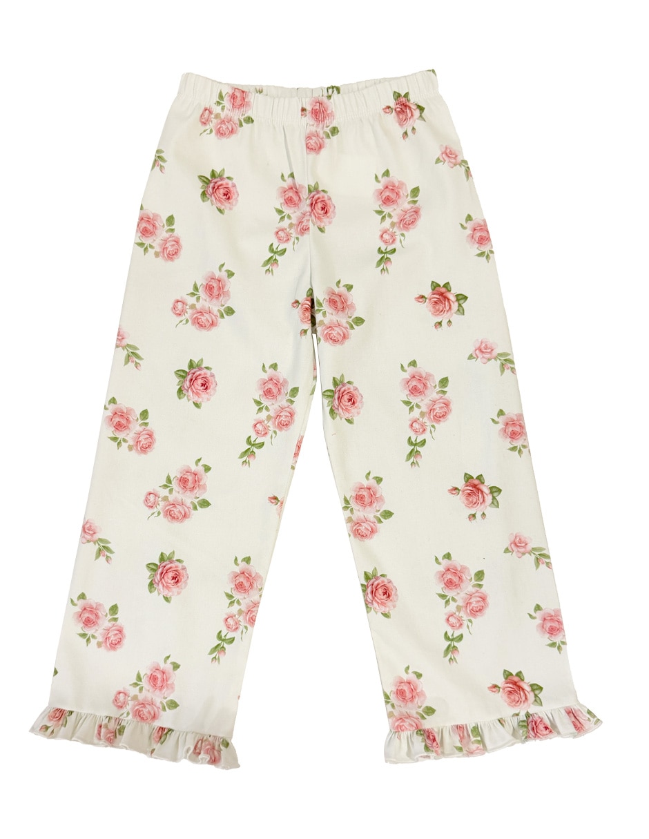 Conjunto pantalón casual de algodón para niña 5