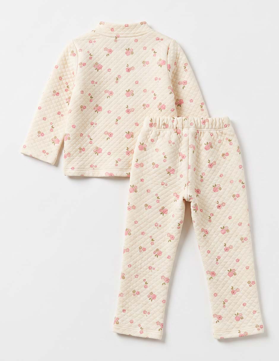 Conjunto casual de algodón para niña 4