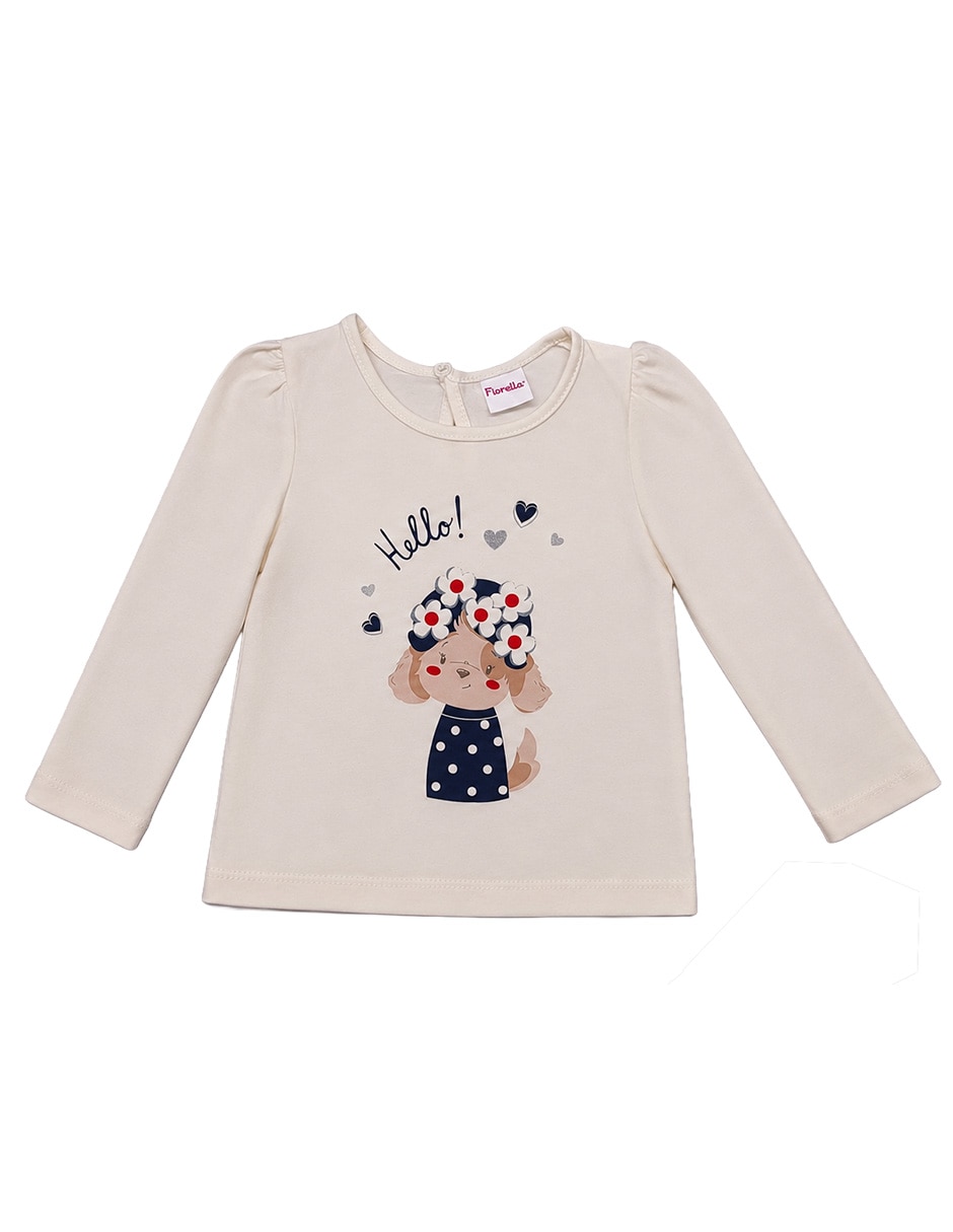 Conjunto de 3 piezas casual de algodón para niña 4