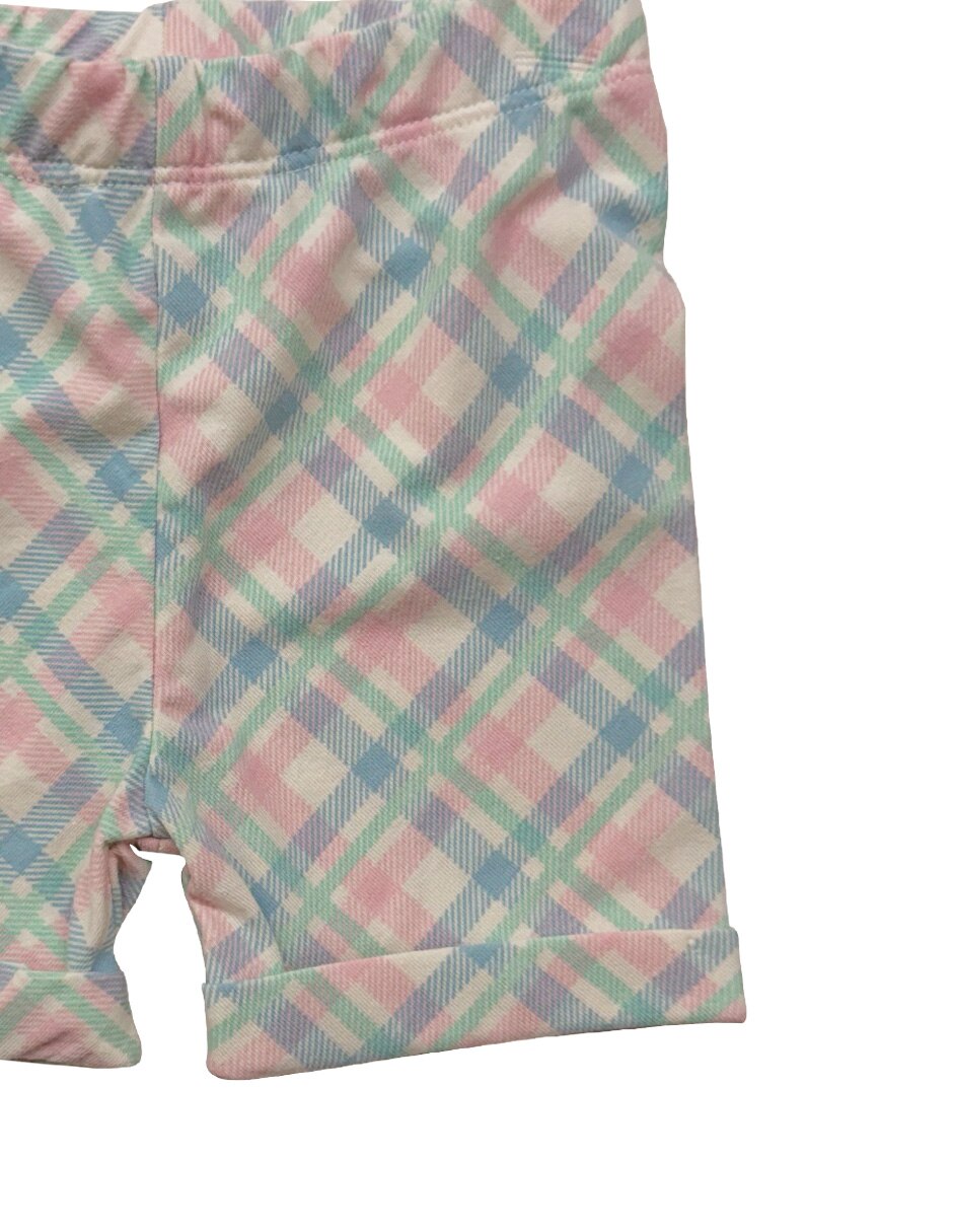 Conjunto short casual de algodón para niña 4