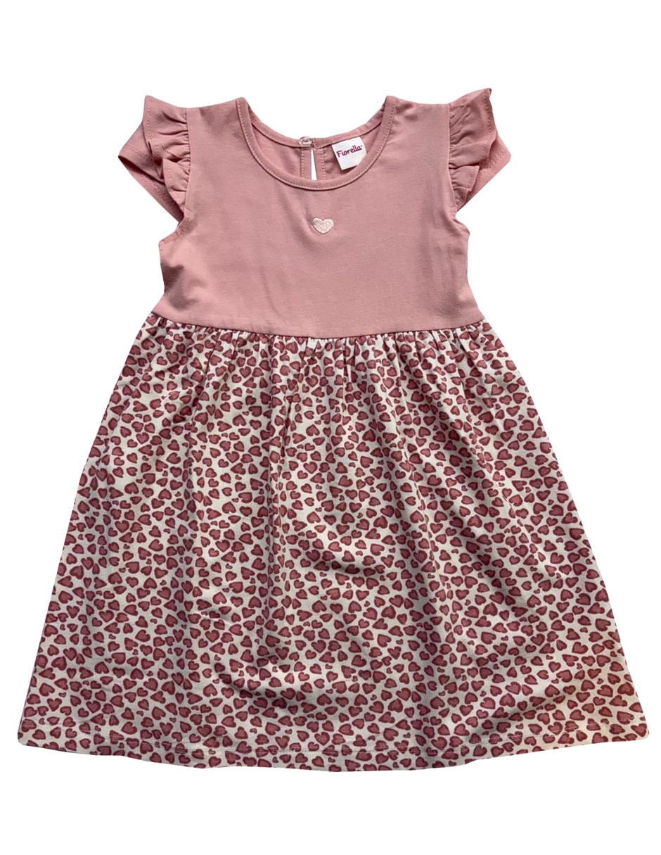 Vestido manga volantes para niña Vestido manga volantes para niña