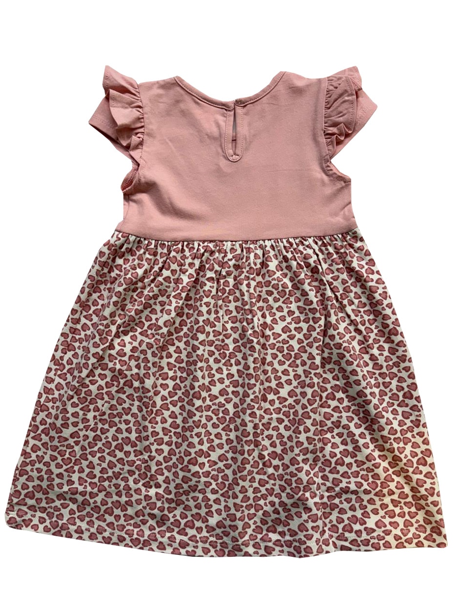 Vestido manga volantes para niña 2