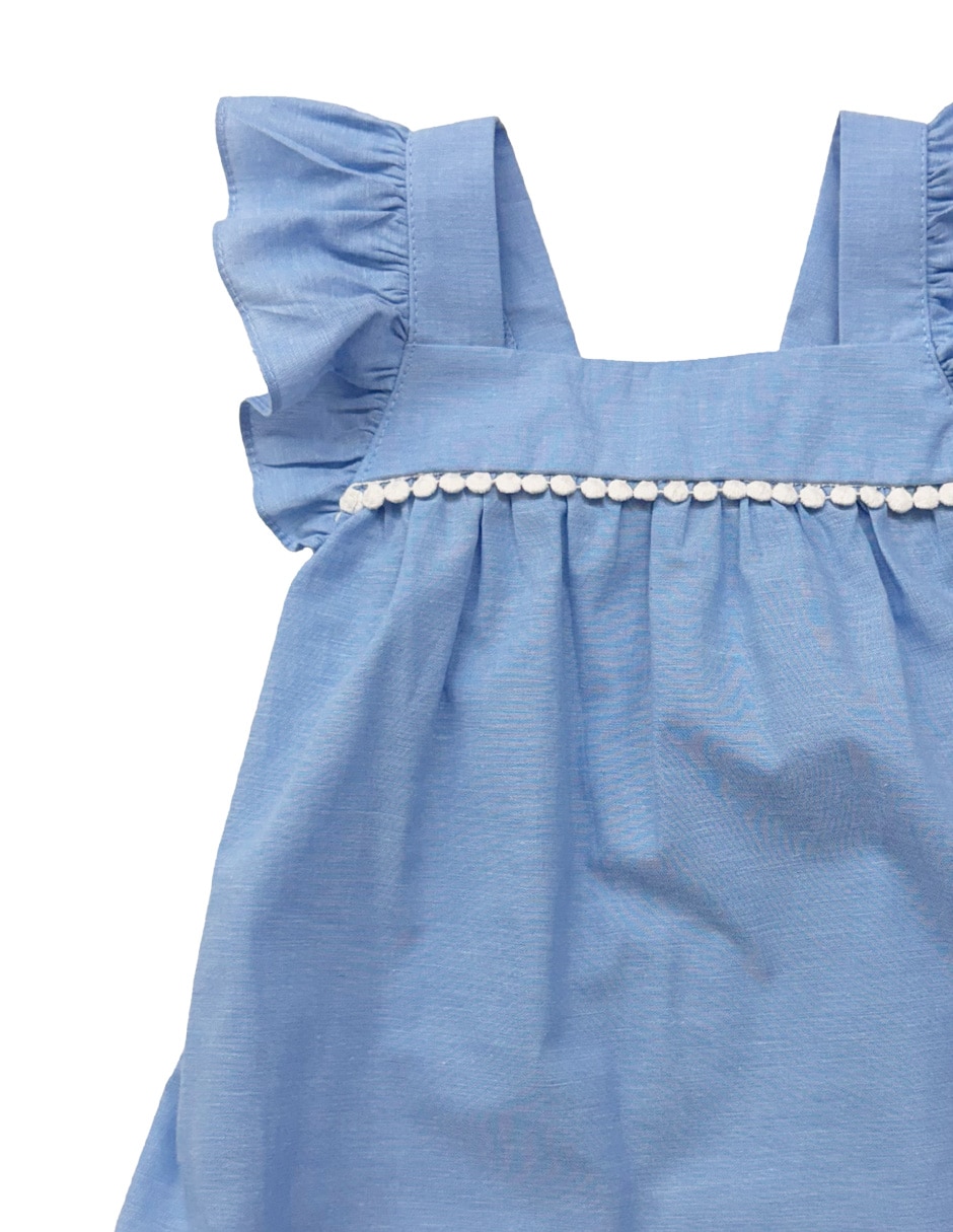 Conjunto short casual de algodón para niña 2