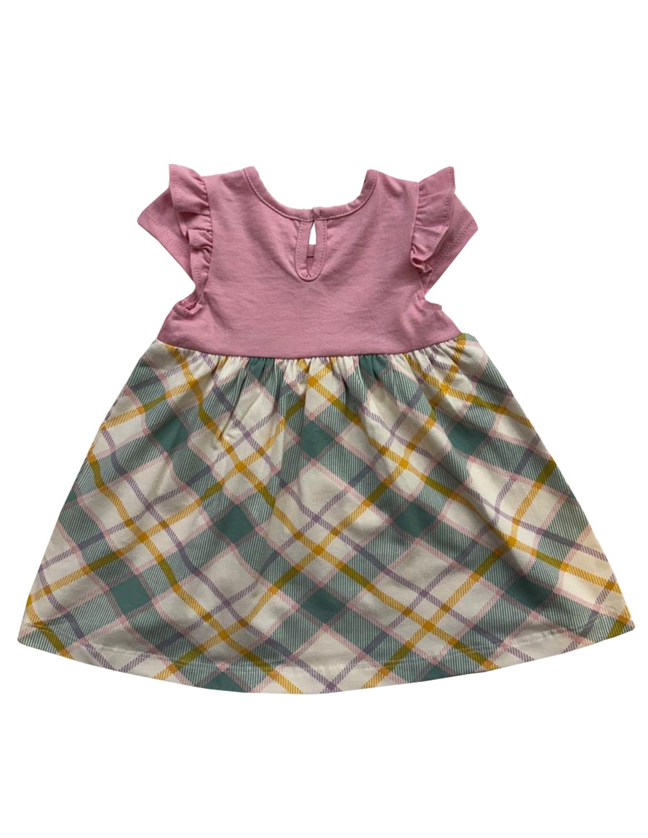 Vestido manga volantes para niña 2
