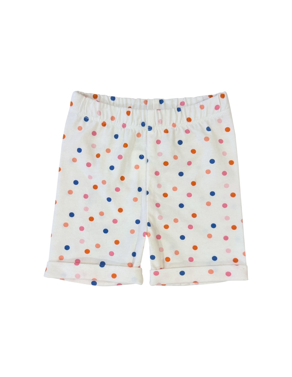 Conjunto short casual de algodón para niña 3