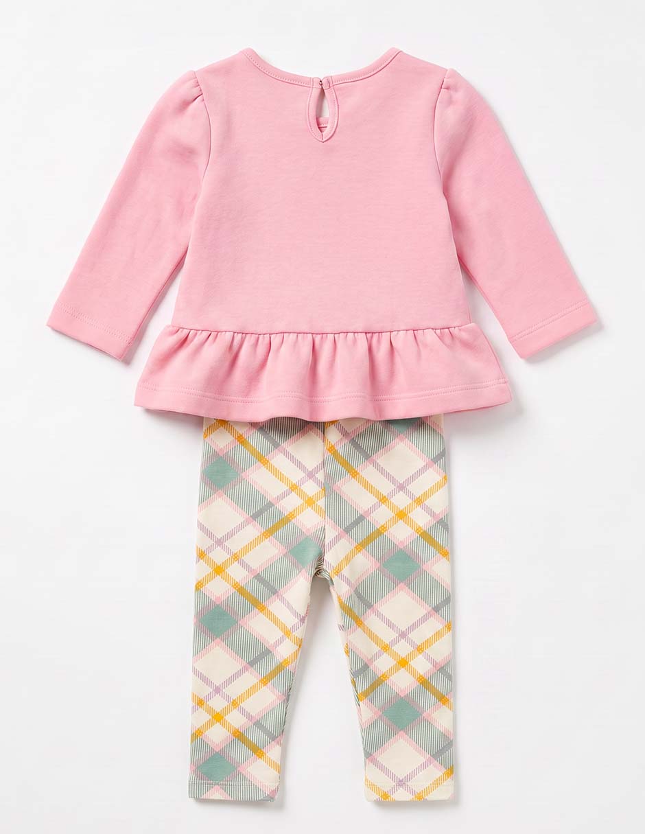 Conjunto casual de algodón para niña 4