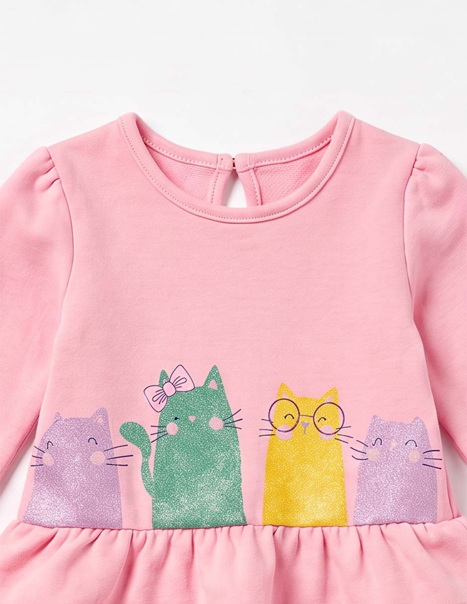 Conjunto casual de algodón para niña 5