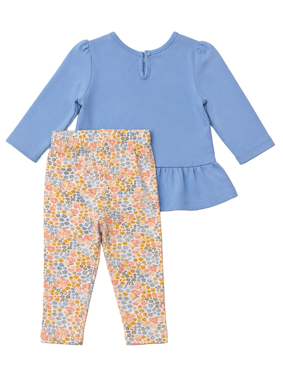 Conjunto legging casual de algodón para niña 6